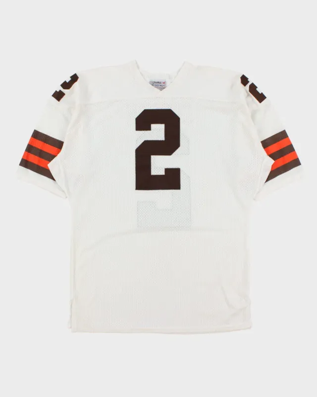 Vintage 1999-00 Southland Athletic Cleveland Browns Tim Couch #2 Stitched Made In USA Mesh Home Jersey - L made by Rokit