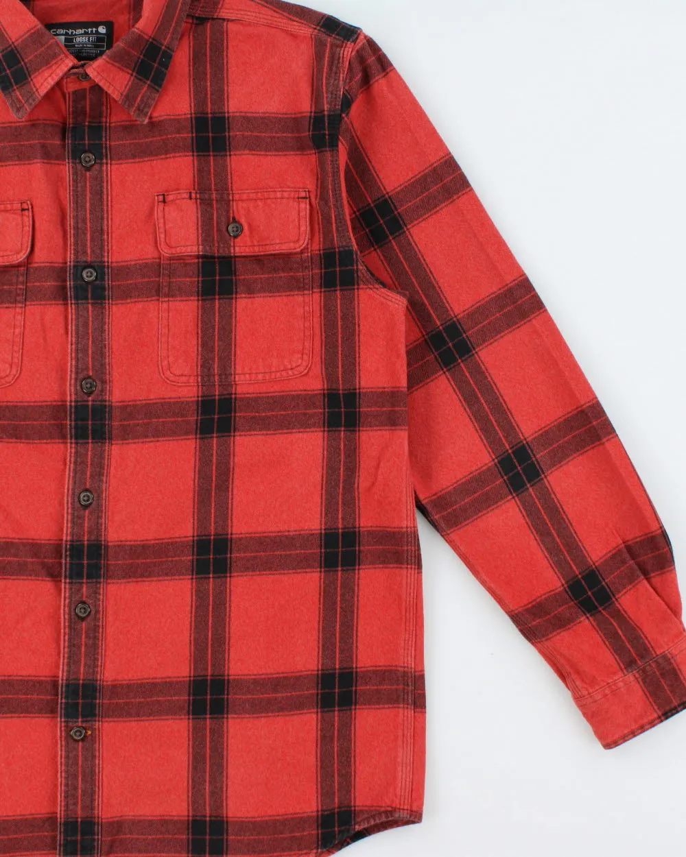 Vintage Carhartt Buffalo Plaid Loose Fit Long Sleeve Flannel Shirt - M sold by Rokit product image thumbnail 3