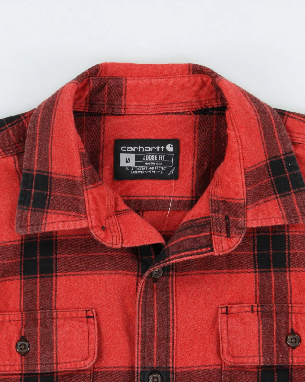 Vintage Carhartt Buffalo Plaid Loose Fit Long Sleeve Flannel Shirt - M sold by Rokit product image thumbnail 5