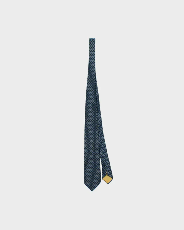 Vintage 1980s Christian Dior Pattern Silk Tie made by Dior