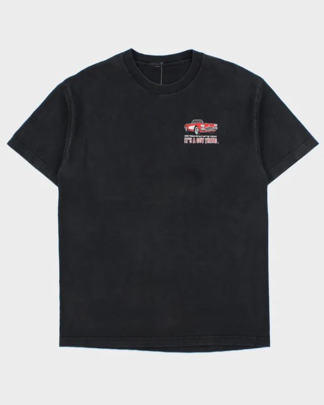 Vintage Y2K 00s Radium Hot Springs BC Canada Heavyweight Corvette Crewneck T-Shirt - L made by Rokit