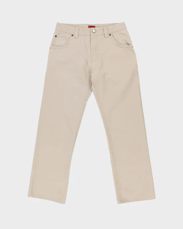 Vintage Y2K 00s Tommy Hilfiger Denim Desert Khaki Flap Pocket Straight Leg Trousers - W31 L30 made by Tommy Hilfiger