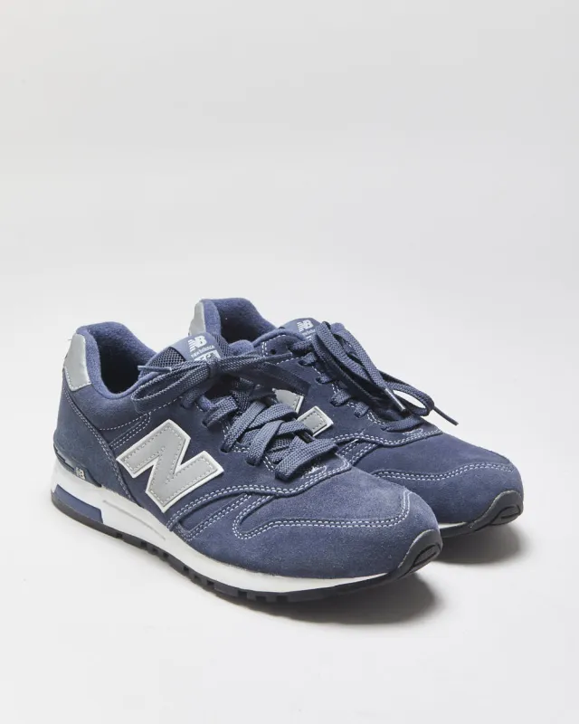 DS New Balance 565 Navy Suede 3M Trainers - UK8 made by New Balance