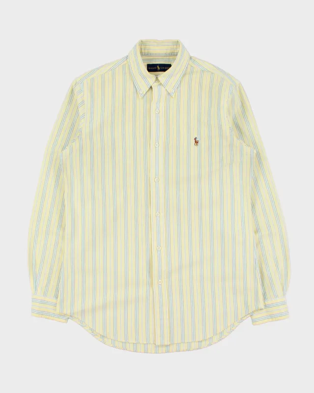 Vintage Ralph Lauren Striped Classic Long Sleeve Oxford Shirt - S made by Ralph Lauren