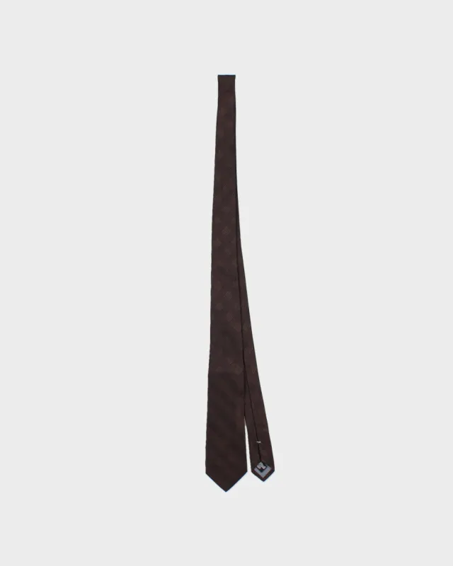 Vintage Armani Collezioni Patch Check Silk Tie made by Giorgio Armani