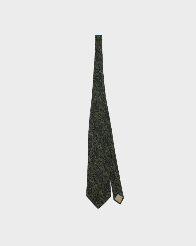 Vintage 1970s Giorgio Armani Paisley Silk Tie made by Giorgio Armani