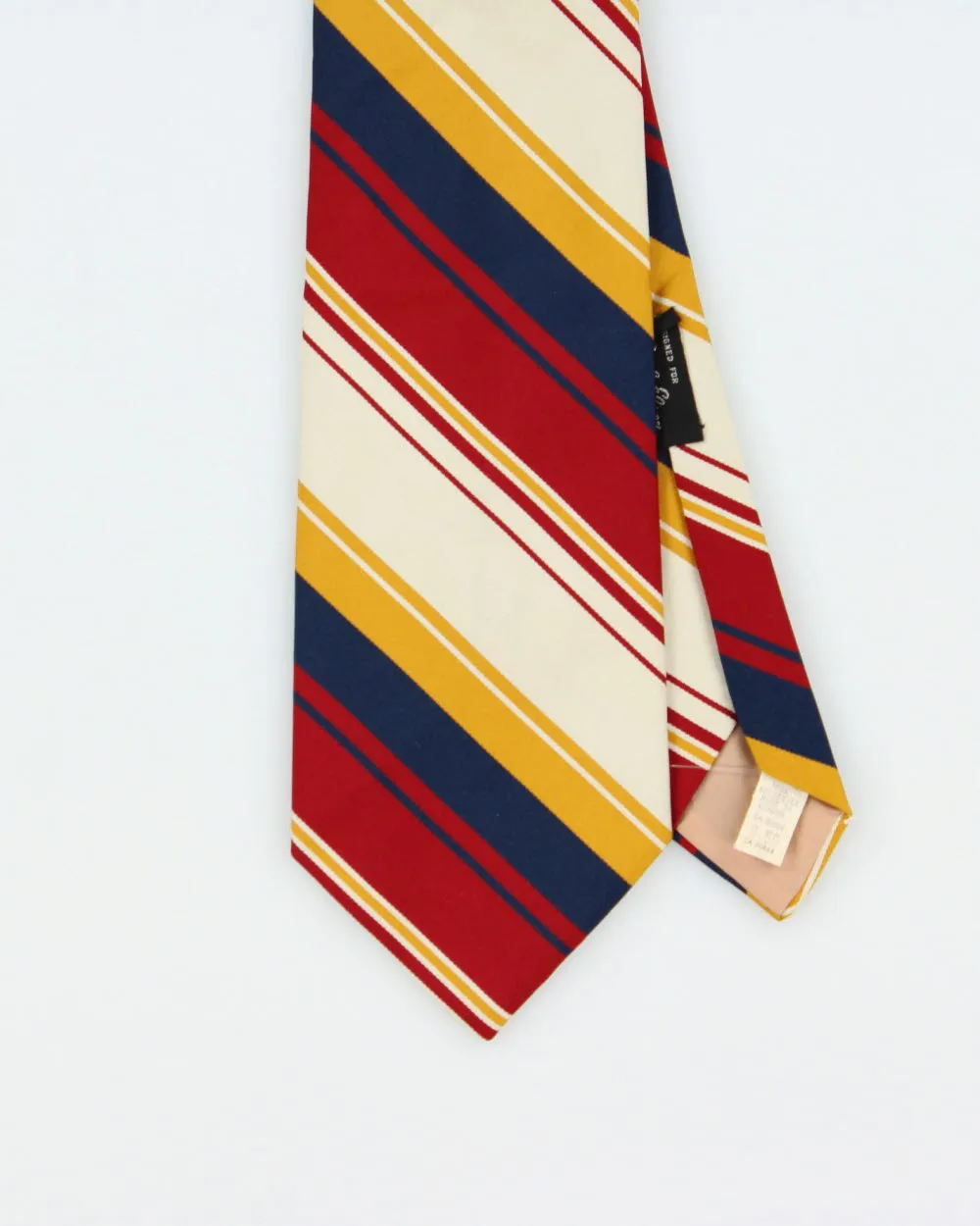 Vintage 1970s Yves Saint Laurent Striped Pattern Tie sold by Rokit product image thumbnail 2