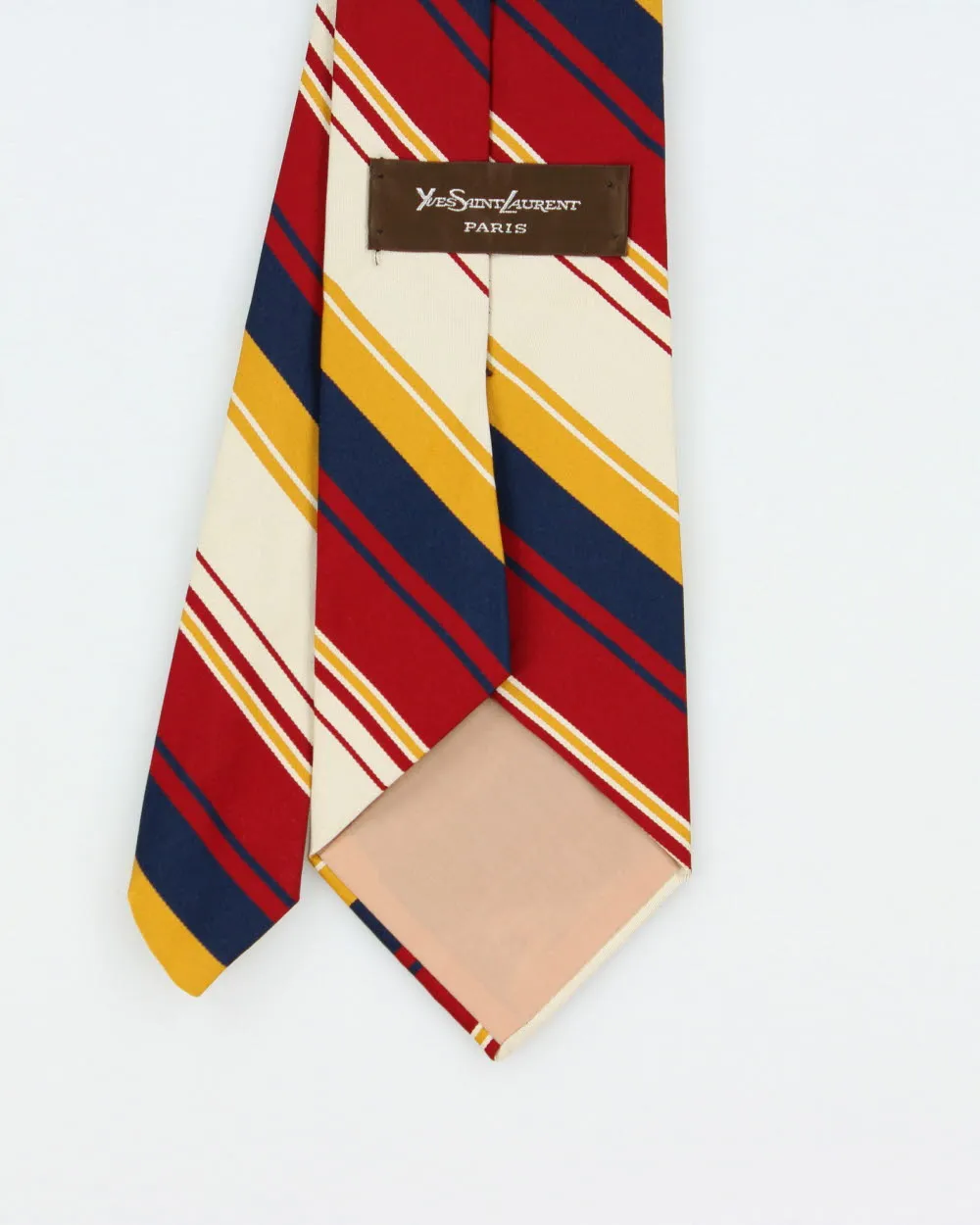 Vintage 1970s Yves Saint Laurent Striped Pattern Tie sold by Rokit product image thumbnail 3