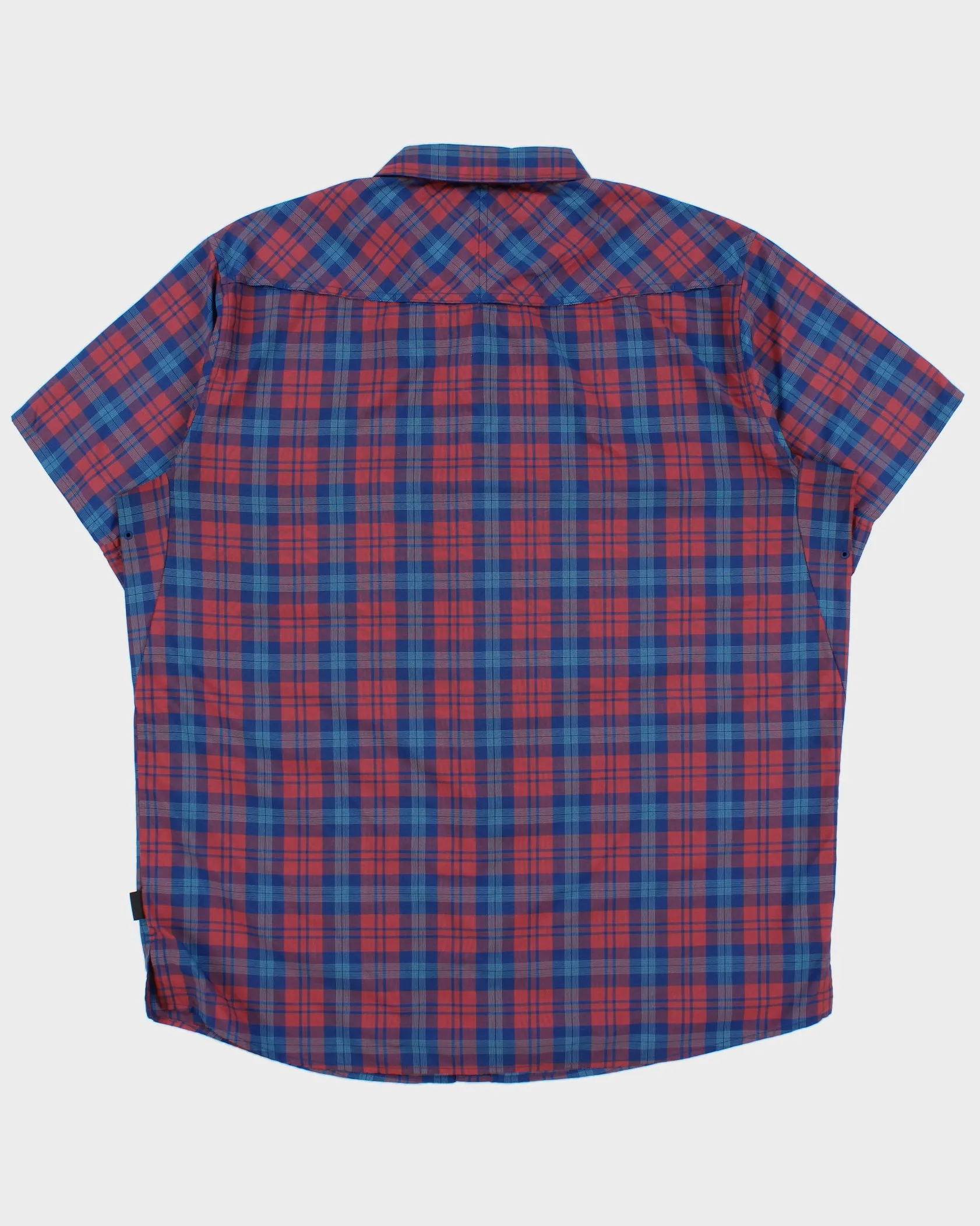 Vintage Patagonia Plaid Snap Button Short Sleeve Hiking Shirt - XL sold by Rokit product image thumbnail 2