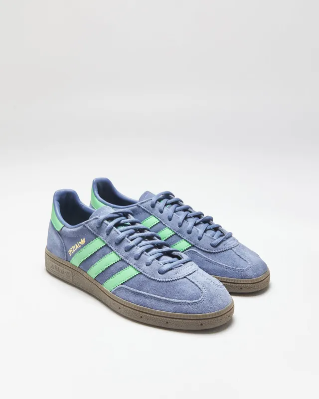 DS Adidas Handball Spezial 'Preloved Ink/Semi Screaming Green/Gold Metallic Trainers - UK7 made by Adidas
