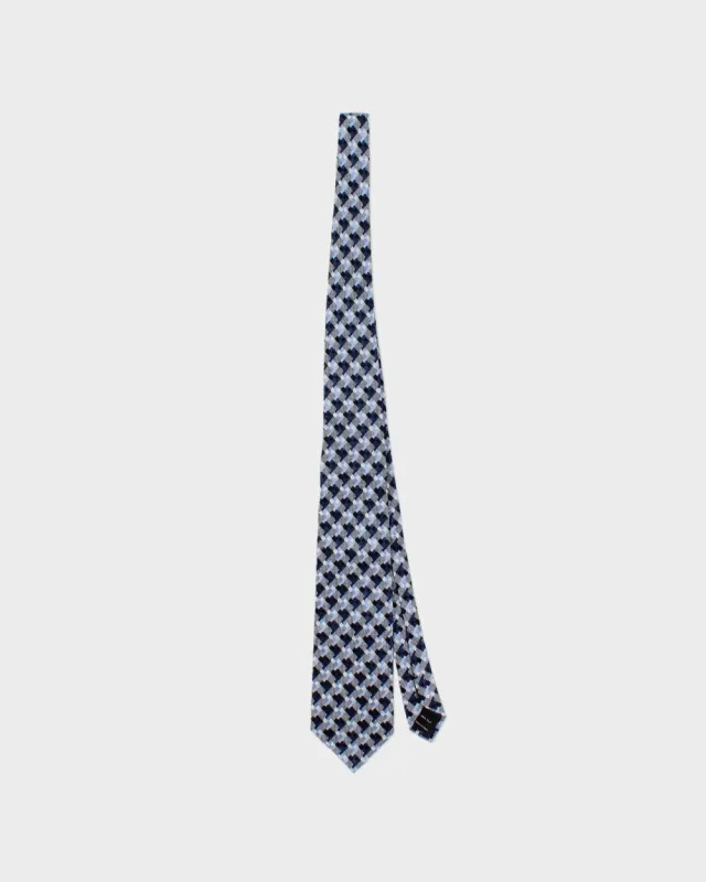 Tom Ford Embroidered Check Silk Tie made by Rokit