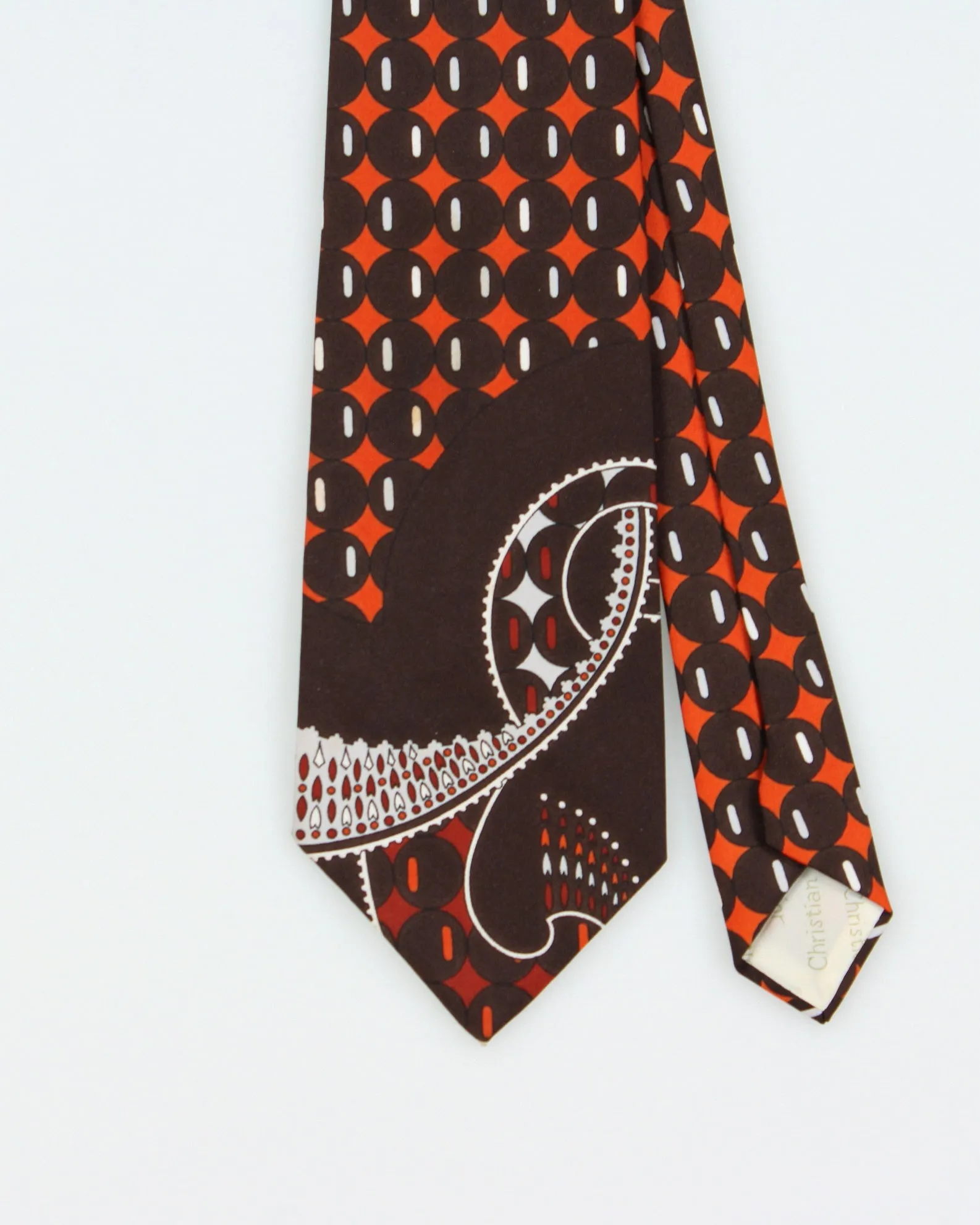 Vintage 1970s Christian Dior Monsieur Patterned Tie sold by Rokit product image thumbnail 2