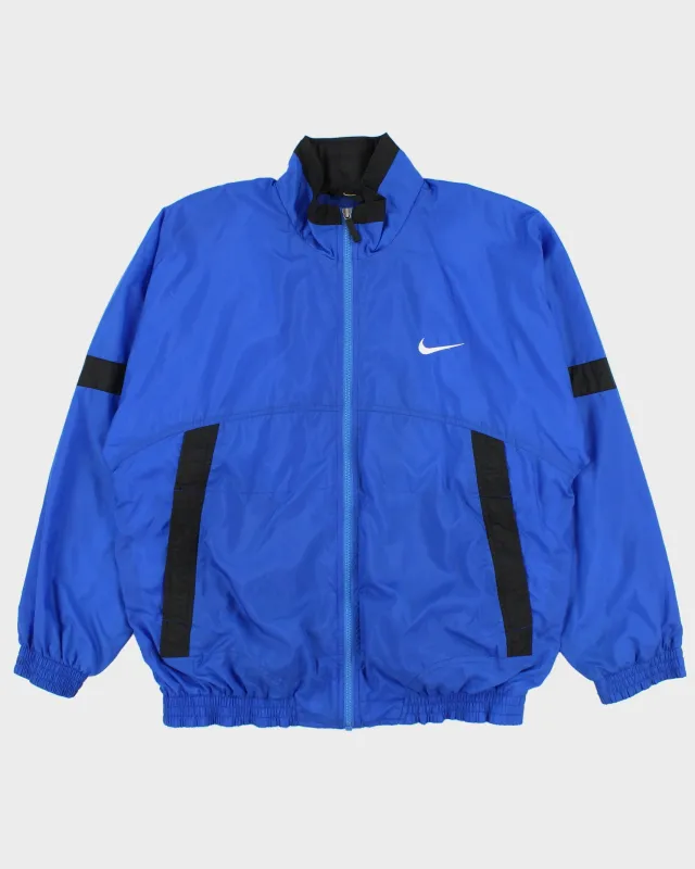 Vintage 1990s Nike Big Swoosh Soft Shell Windbreaker Jacket - M made by Nike