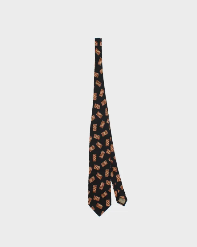 Vintage 1980s Giorgio Armani Abstract Silk Tie made by Giorgio Armani