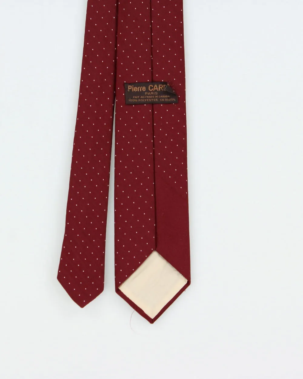 Vintage 1970s Pierre Cardin Polka Dot Striped Tie sold by Rokit product image thumbnail 3