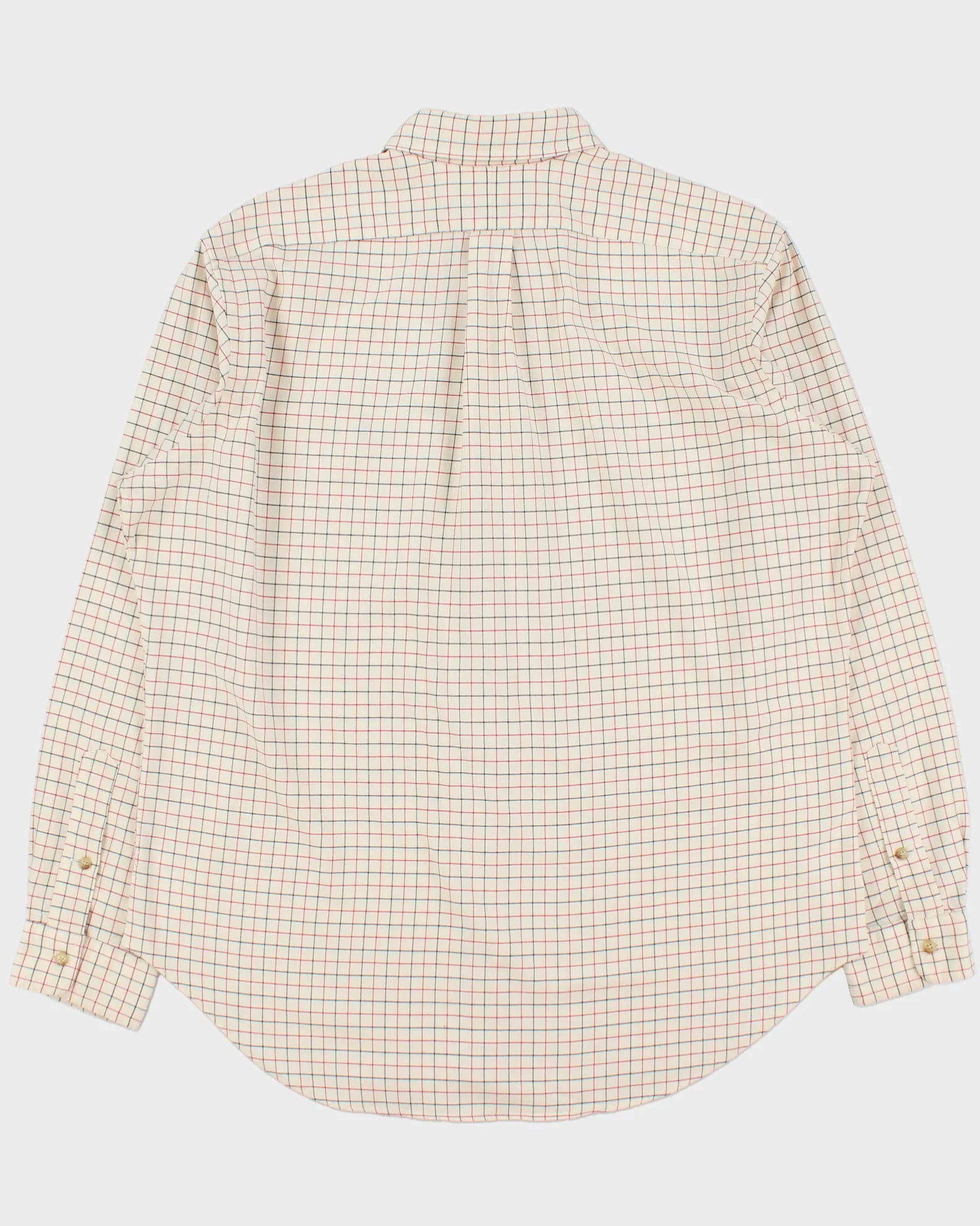 Vintage Y2K 00s Polo Ralph Lauren Windowpane Check Classic Fit Long Sleeve Shirt - L sold by Rokit product image thumbnail 2