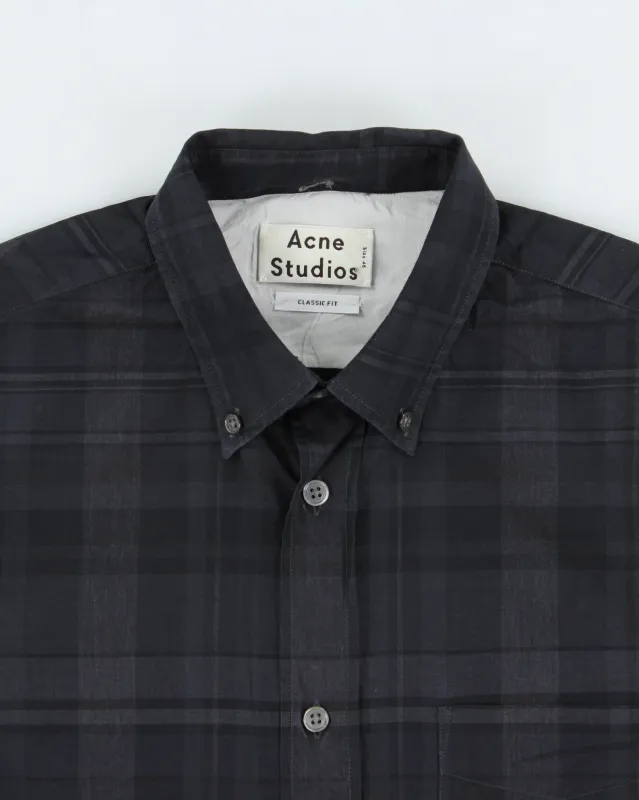 AW14 Acne Studios Isherwood Check Classic Fit Long Sleeve Shirt - S made by Rokit