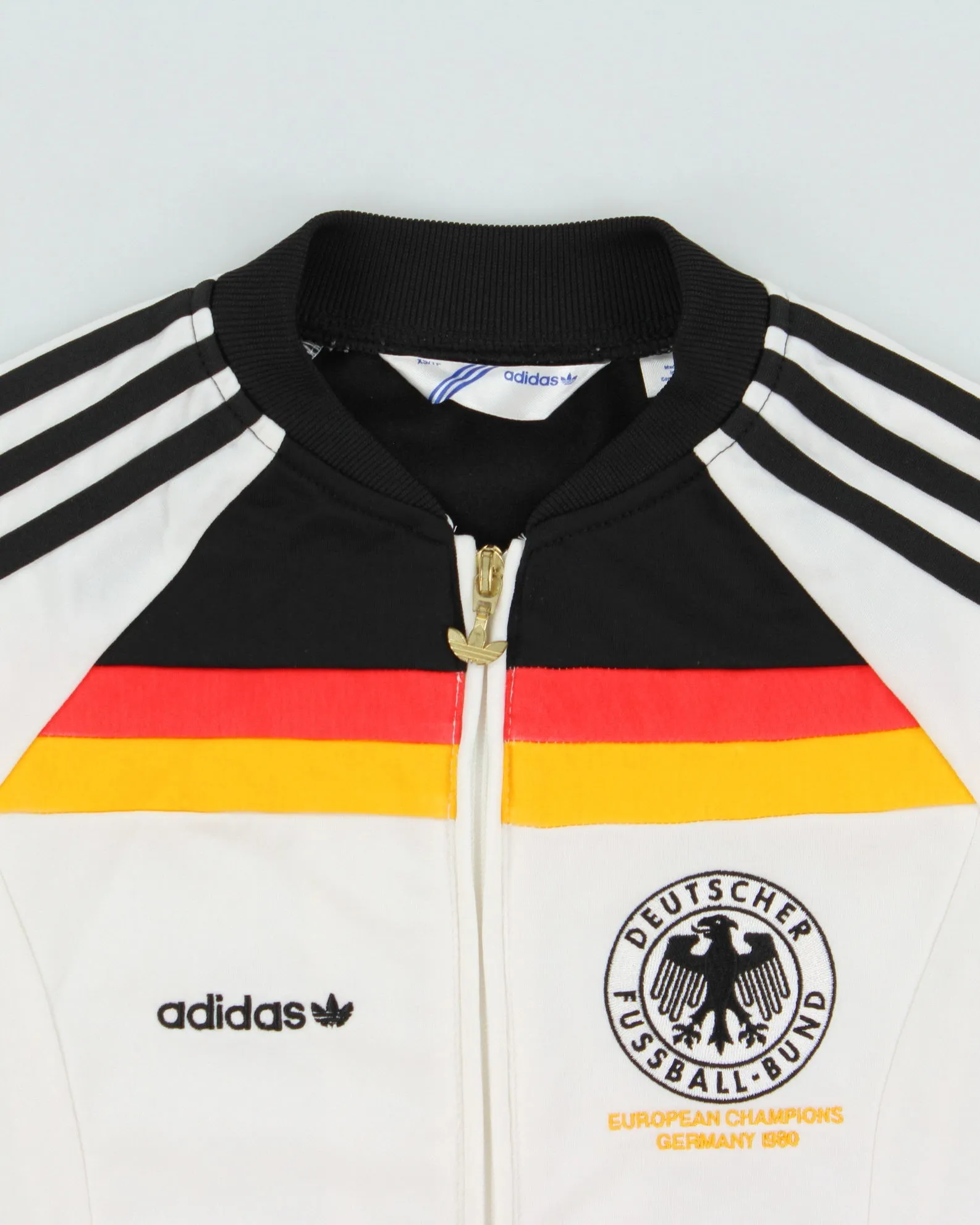 Vintage 2008 Y2K Adidas Originals Women's Germany 1980 European Champions Revisit Track Jacket - XS sold by Rokit product image thumbnail 5