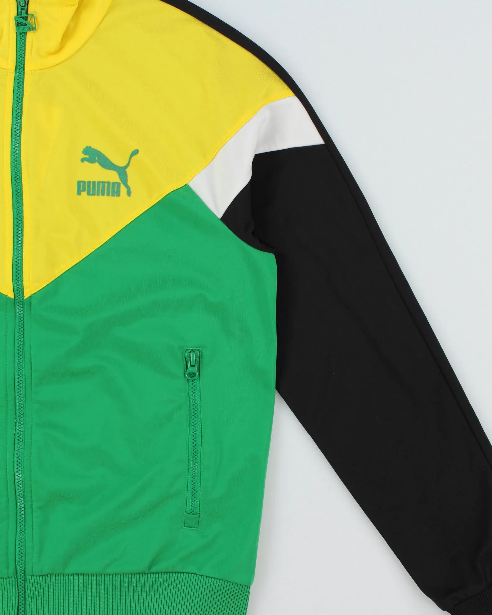 Vintage Puma Jamaica Theme Classic Funnel Neck Track Jacket - S sold by Rokit product image thumbnail 3