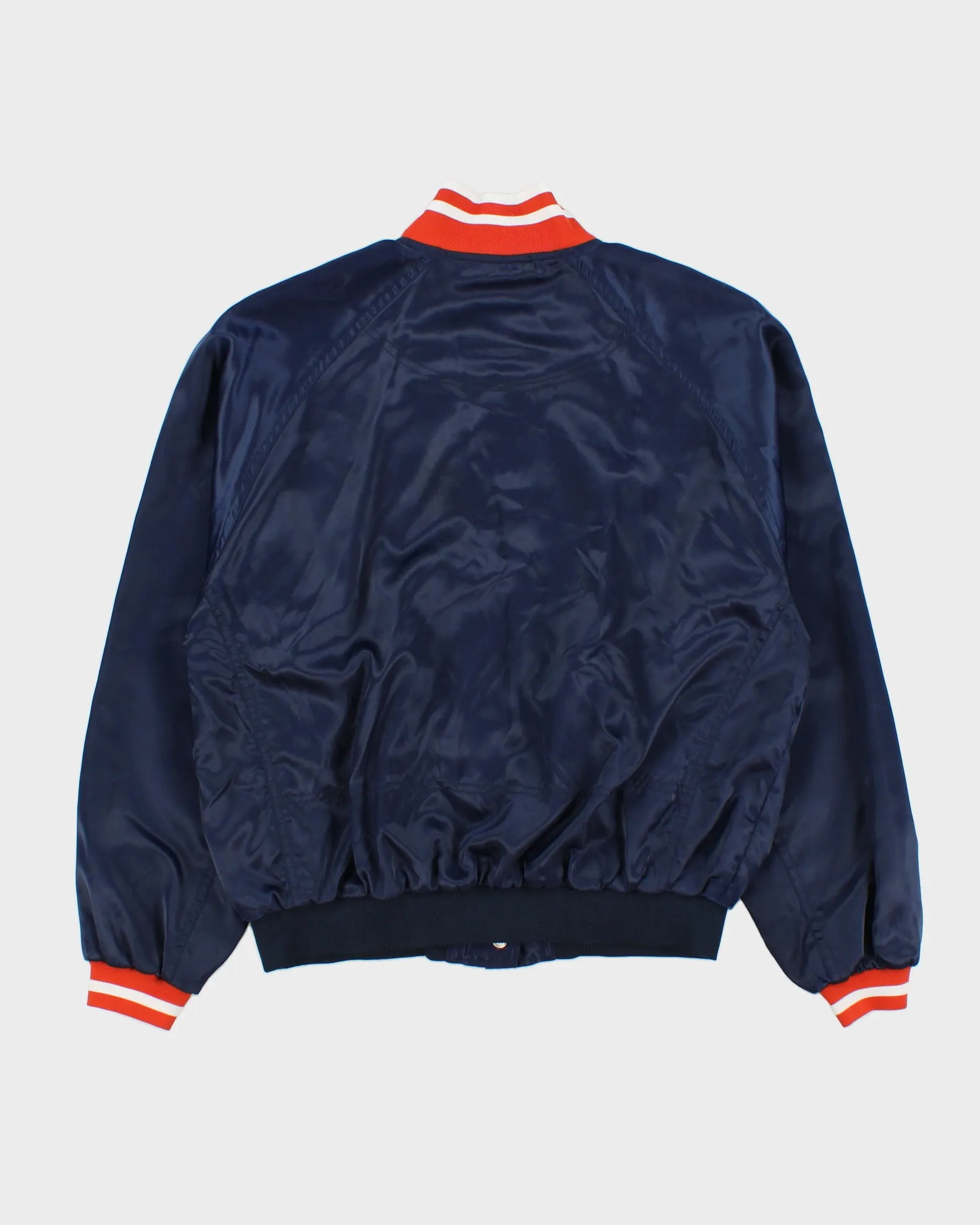 Vintage 1990s Nike Women's Satin Shell Embroidered Varsity Bomber Jacket - M sold by Rokit product image thumbnail 2