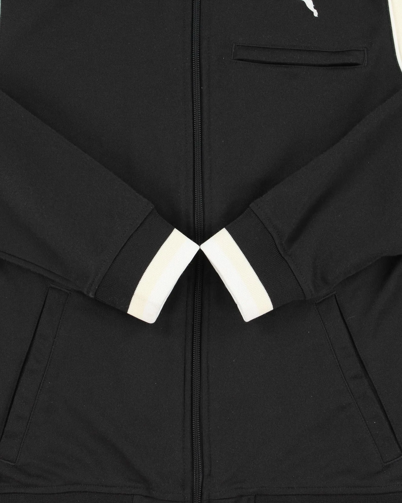 Vintage Puma Black Striped Classic Funnel Neck Track Jacket - S sold by Rokit product image thumbnail 4