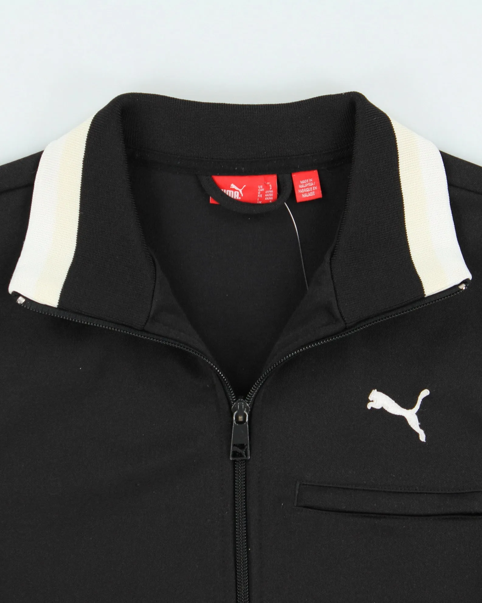 Vintage Puma Black Striped Classic Funnel Neck Track Jacket - S sold by Rokit product image thumbnail 5