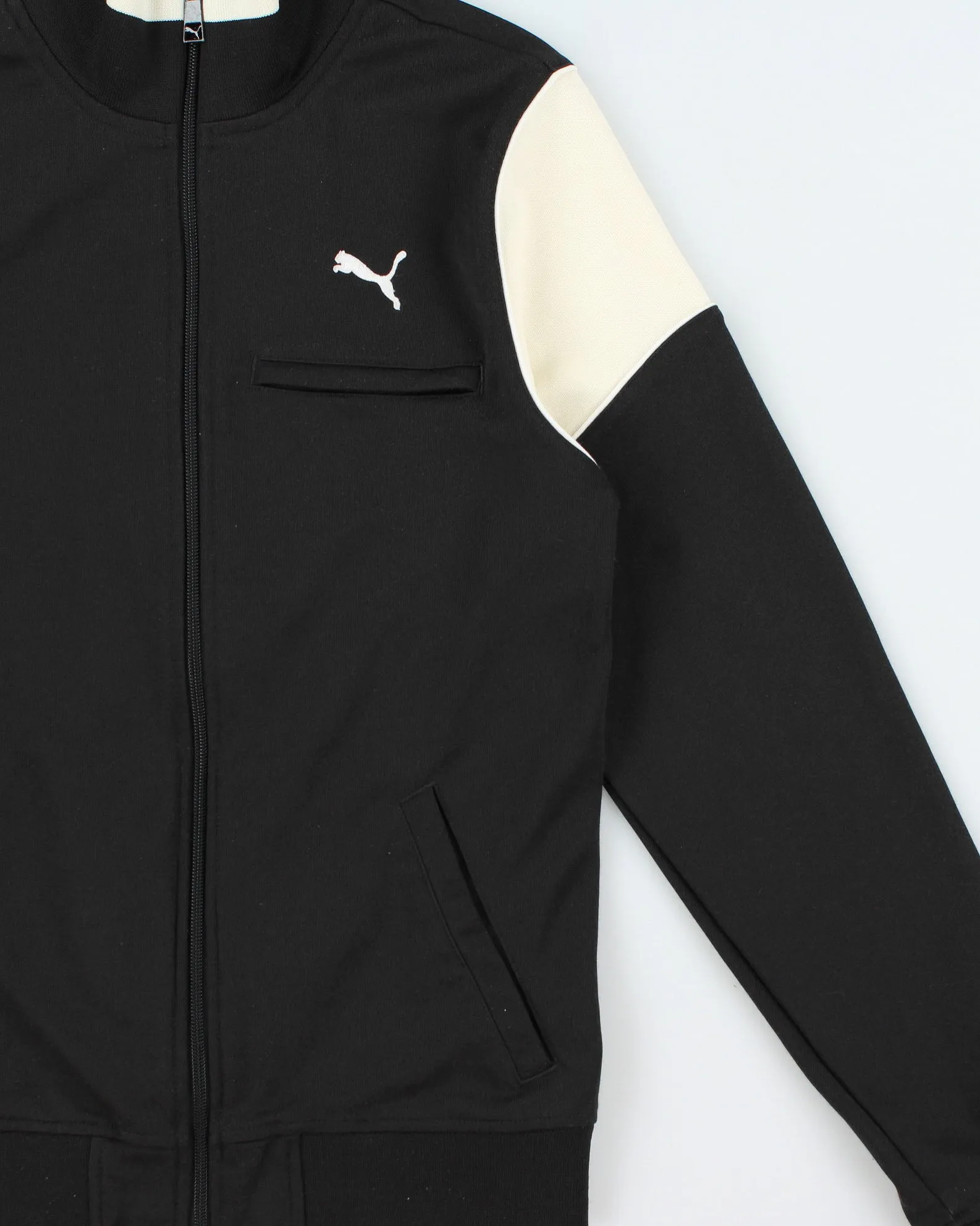 Vintage Puma Black Striped Classic Funnel Neck Track Jacket - S sold by Rokit product image thumbnail 3