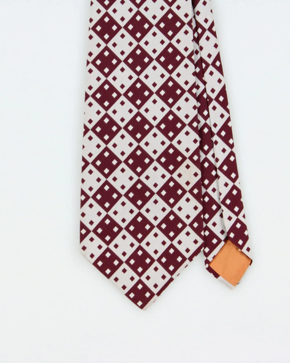 Vintage 1970s Yves Saint Laurent Check Pattern Tie sold by Rokit product image thumbnail 2