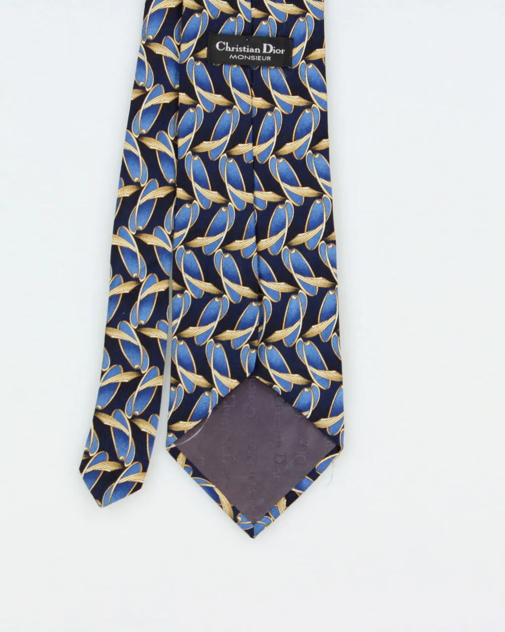 Vintage 1990s Christian Dior Patterned Silk Tie sold by Rokit product image thumbnail 3