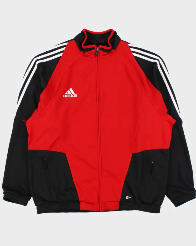 Vintage Y2K 00s Adidas Climacool 3-Stripe Football Track Jacket - L made by Adidas
