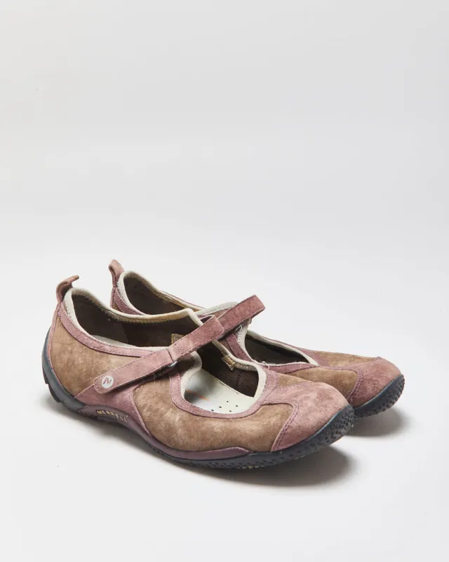 Merrell Suede Women's Velcro Mary Jane Hiking Shoes - UK7.5 made by Merrell