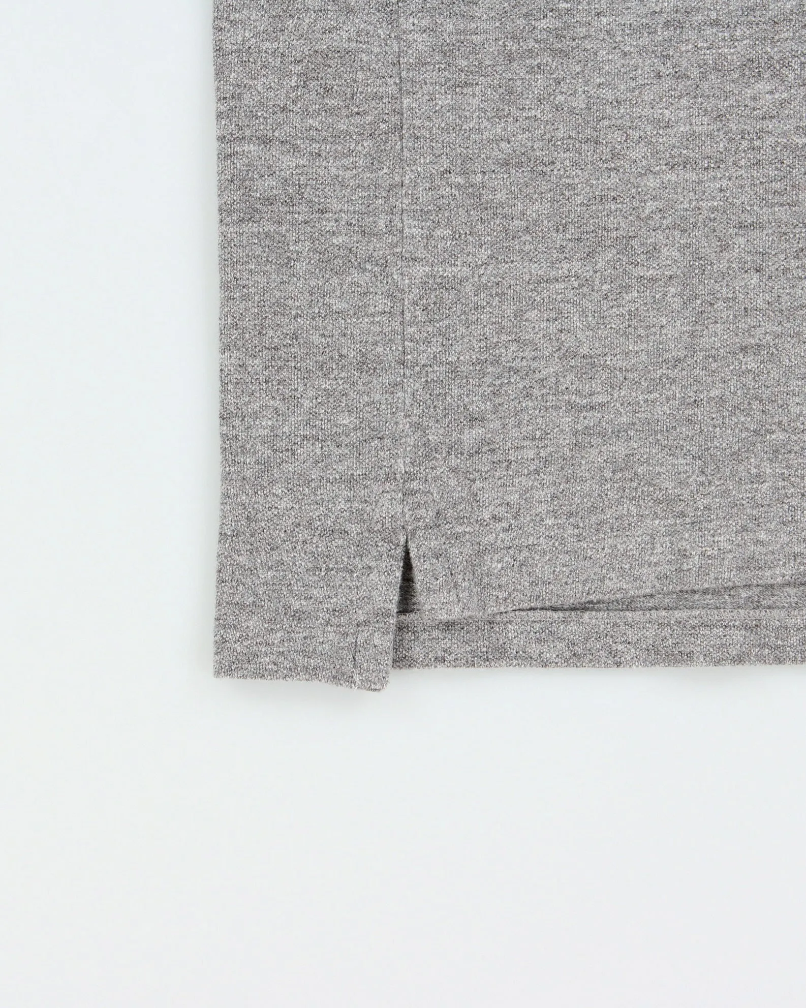 Vintage Polo Ralph Lauren Grey Marl Custom Slim Fit Short Sleeve Polo Shirt - L sold by Rokit product image thumbnail 4