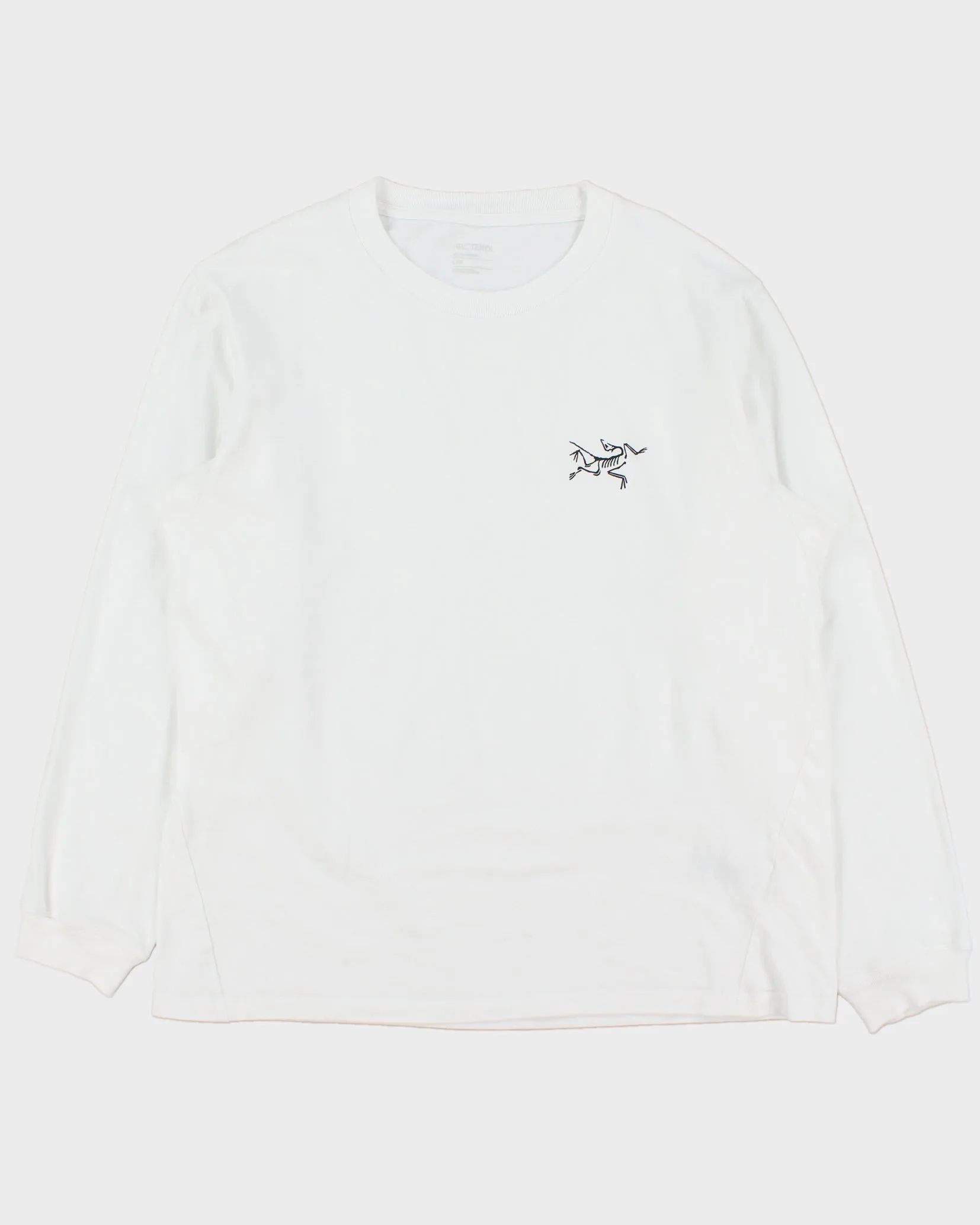 2025 Arc'teryx 'Kragg Cotton LS' Premium Heavyweight Bird Toque Crewneck Long Sleeve T-Shirt - L sold by Rokit