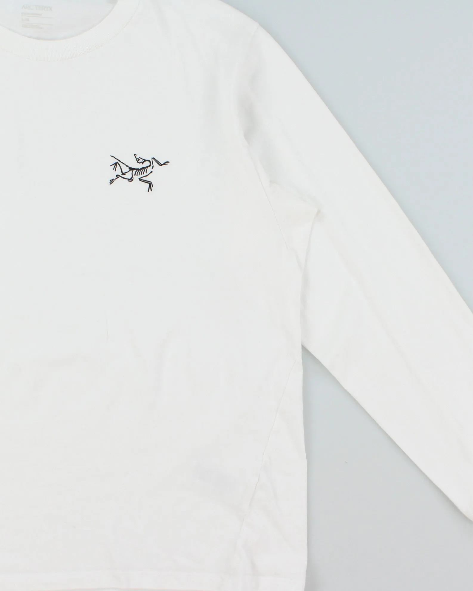 2025 Arc'teryx 'Kragg Cotton LS' Premium Heavyweight Bird Toque Crewneck Long Sleeve T-Shirt - L sold by Rokit product image thumbnail 3