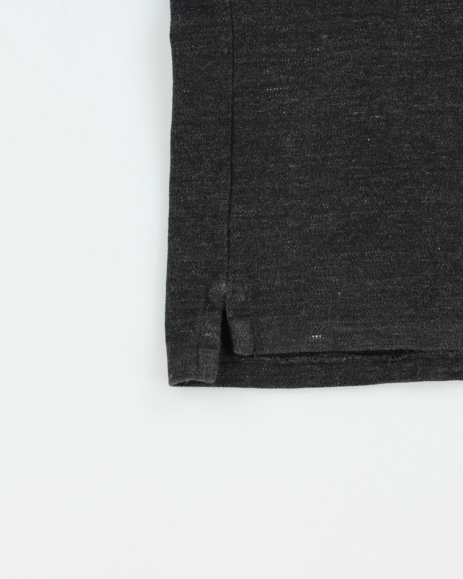 Vintage Polo Ralph Lauren Grey Marl Custom Slim Fit Short Sleeve Polo Shirt - M sold by Rokit product image thumbnail 4