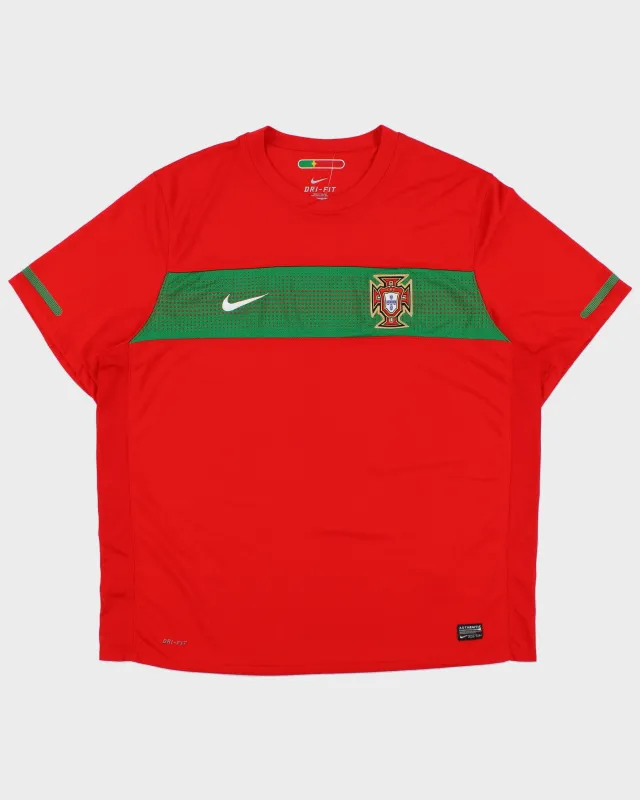 2010-11 Nike Portugal Fifa World Cup Dri-Fit Short Sleeve Home Football Shirt - XXL made by Nike