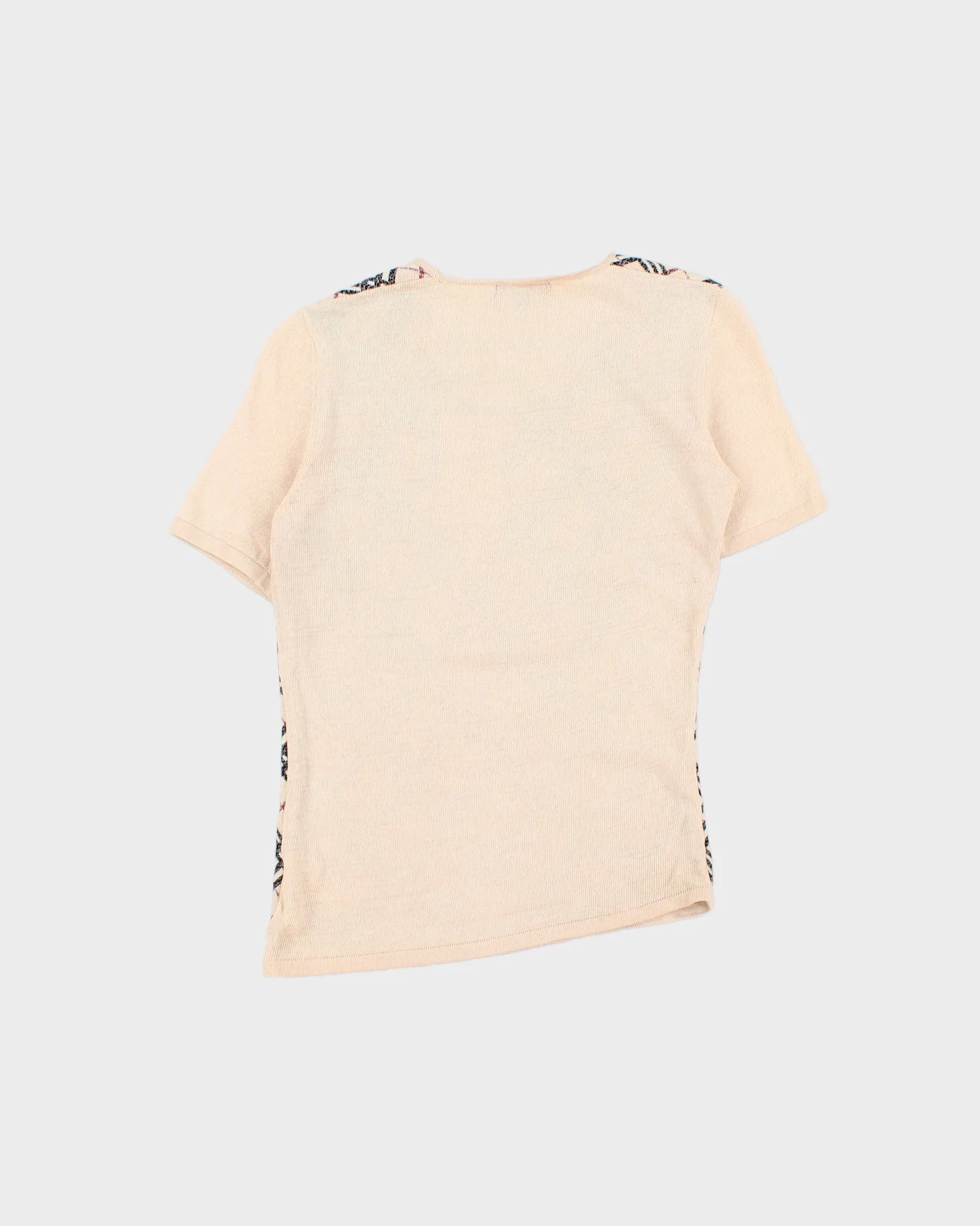 Vintage 2000s Burberry Nova Check Short Sleeve Jumper - S sold by Rokit product image thumbnail 2