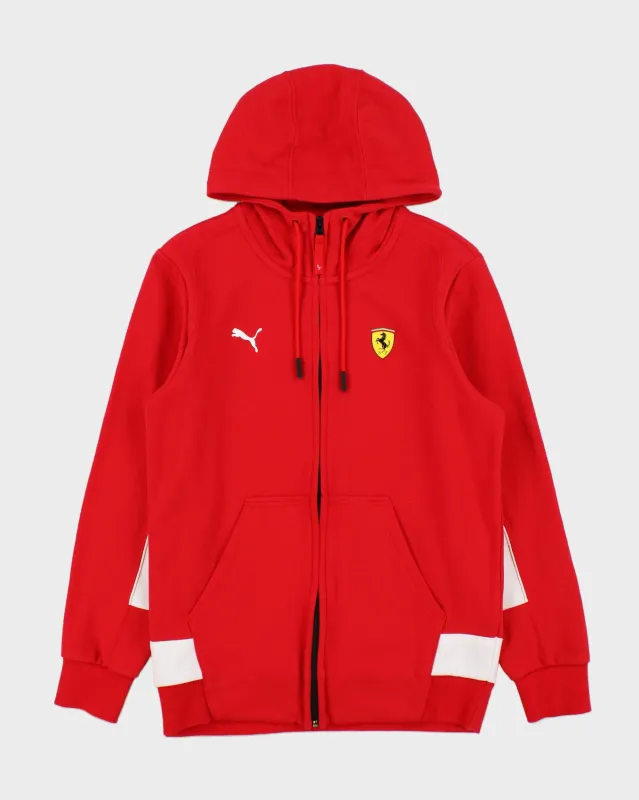 Puma Scuderia Ferrari Heavyweight Rib Full Zip Racing Hoodie - S made by Puma