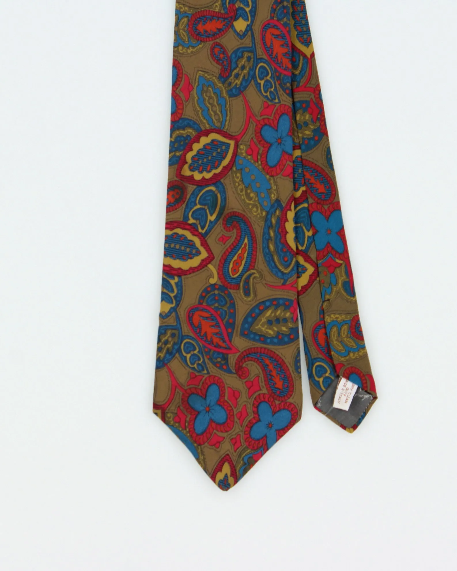 Vintage 1980s Longchamp Paisley Silk Tie sold by Rokit product image thumbnail 2