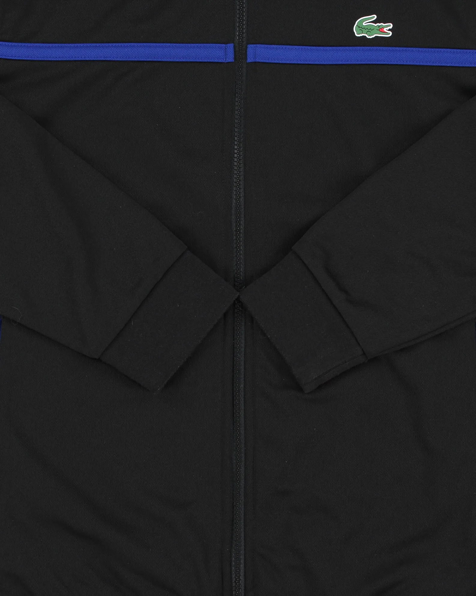 Vintage Lacoste Sport Black Classic Croc Track Jacket - L sold by Rokit product image thumbnail 4