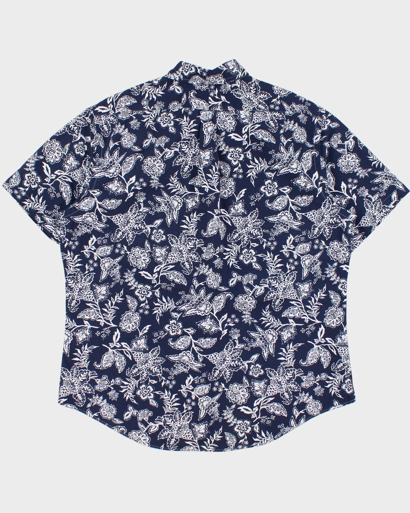 Vintage Ralph Lauren Floral Slim Fit Short Sleeve Shirt - XXL sold by Rokit product image thumbnail 2