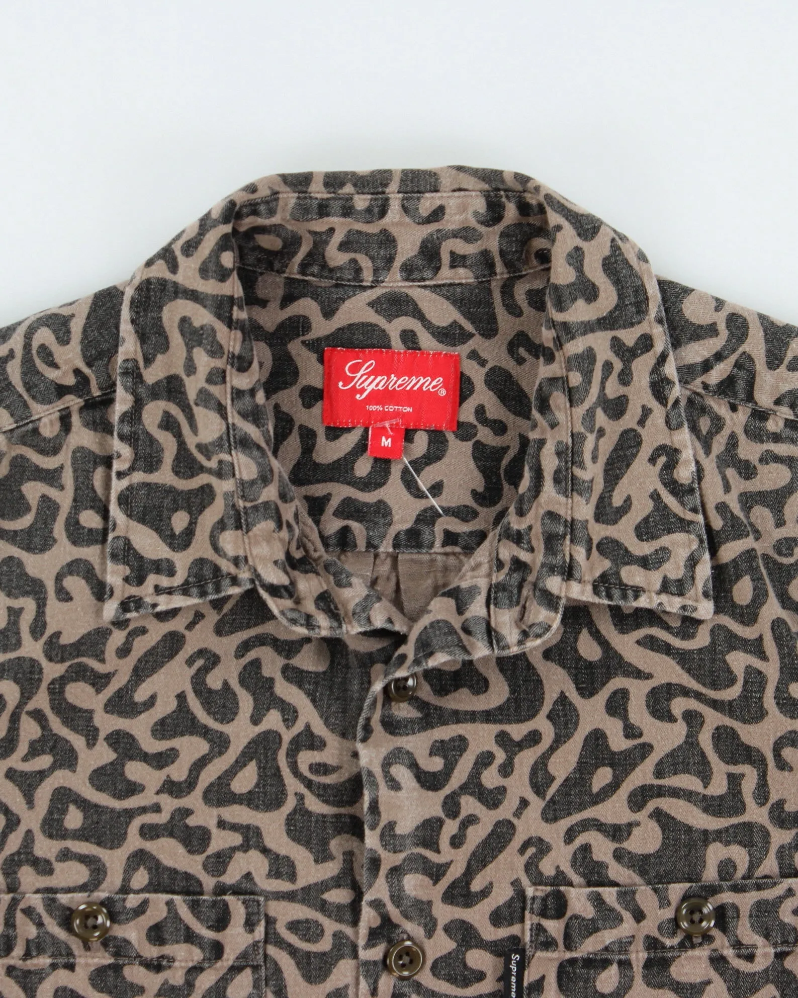 FW13 Supreme Pacific Camo Long Sleeve Army Shirt - M sold by Rokit product image thumbnail 5