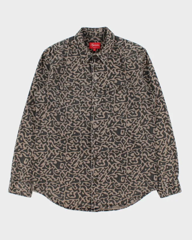 FW13 Supreme Pacific Camo Long Sleeve Army Shirt - M made by Supreme