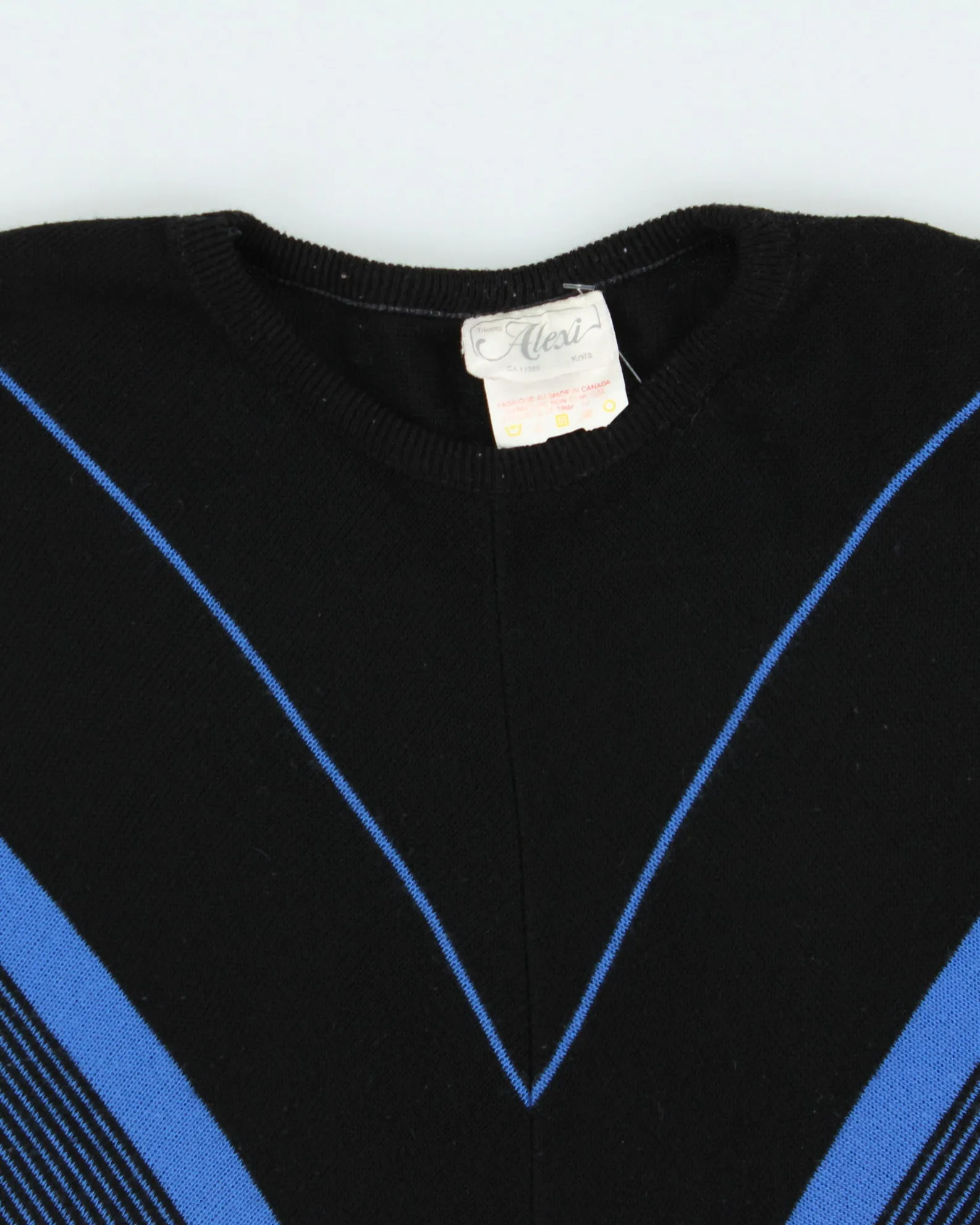 Vintage 1980s Alexi Batwing 3/4 Length Sleeve Jumper - M sold by Rokit product image thumbnail 5