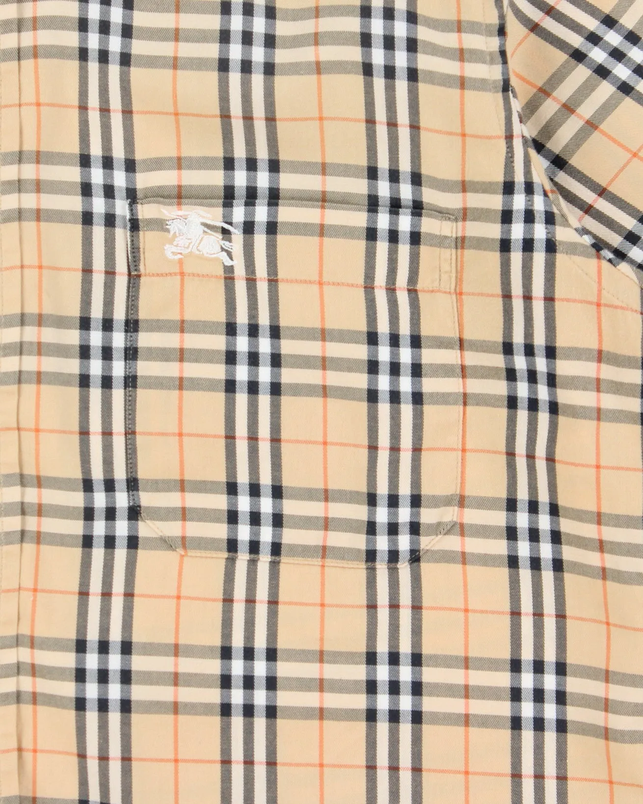 Vintage 1990s Burberry Classic Nova Check Short Sleeve Shirt - L sold by Rokit product image thumbnail 4