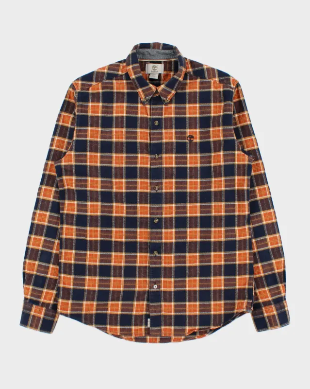 Vintage 2000s Timberland Lightweight Flannel Shirt - M made by Timberland