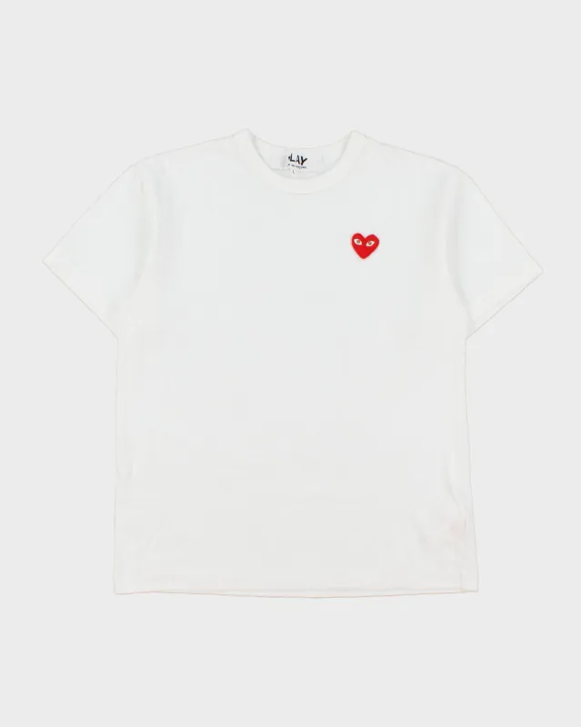 COMME des GARÇONS PLAY Heavyweight Single Stitch Peeping Heart Patch Crewneck T-Shirt - L made by Comme des Garcons