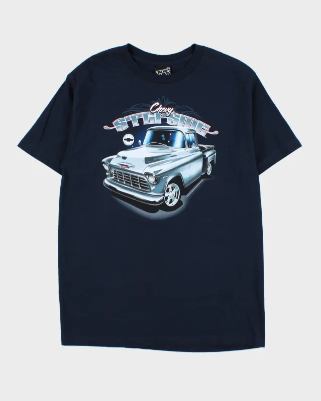 Vintage Y2K 00s Top Heavy Chevy Stepside Heavyweight Crewneck T-Shirt - L made by Rokit
