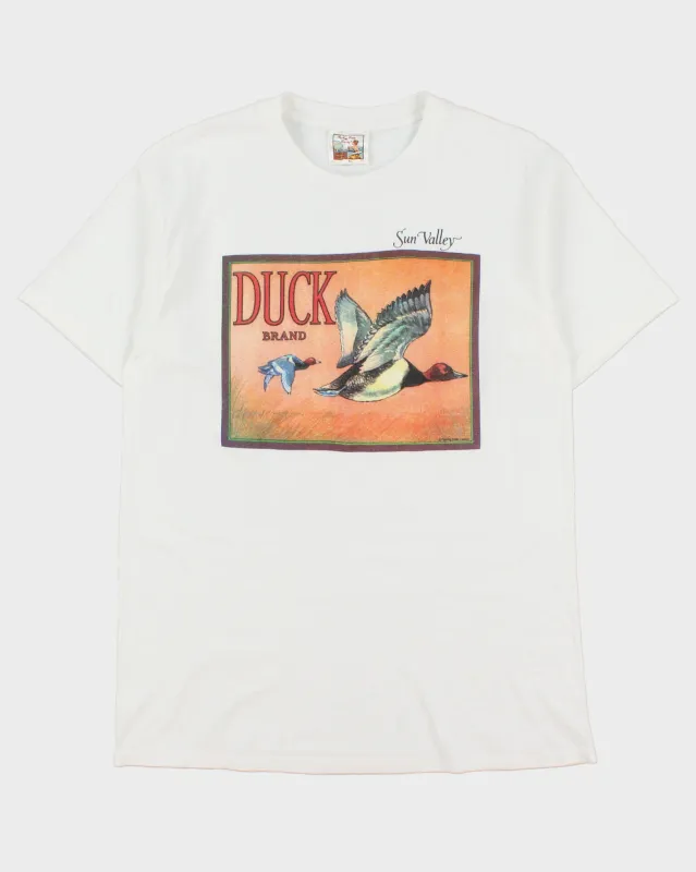 Vintage 1990s Packing Crate Classics Heavyweight Sun Valley Single Stitch Made In USA Crewneck T-Shirt - XL made by Rokit