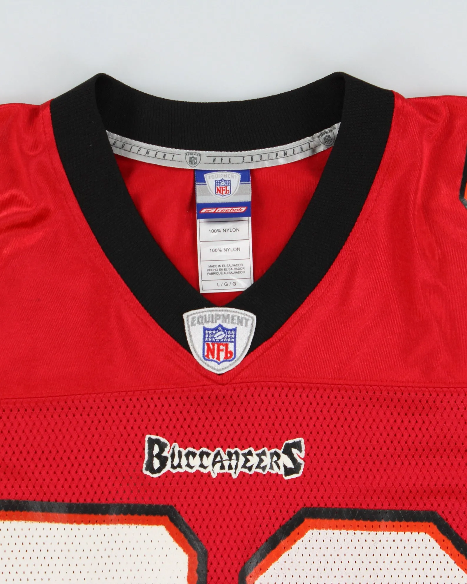Vintage 2002-04 Reebok Tampa Bay Buccaneers Ronde Barber #20 NFL Equipment Home Jersey - L sold by Rokit product image thumbnail 5
